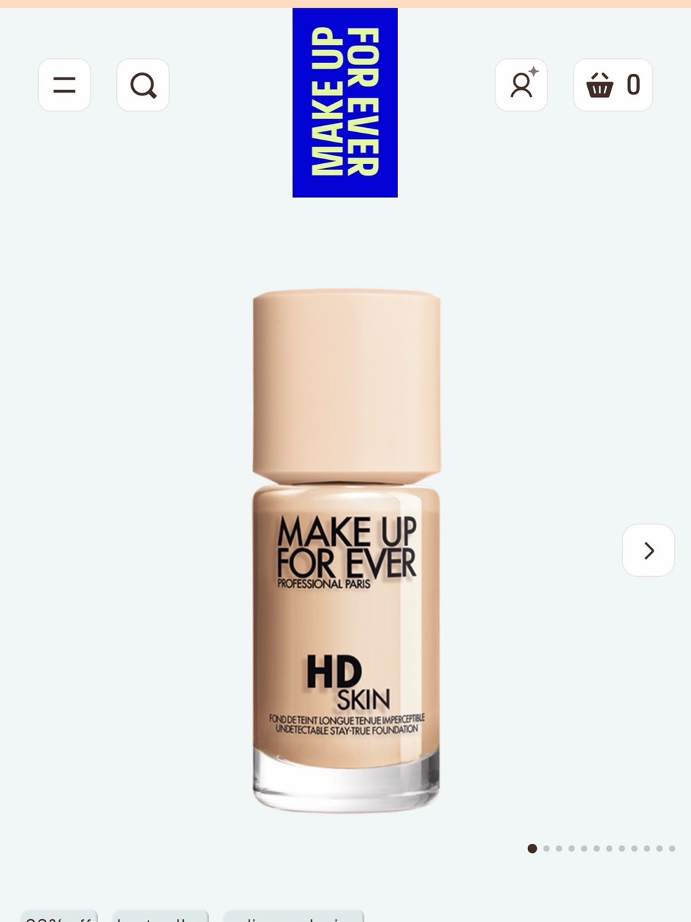 Skin HD Liquid Foundation - Beige (Make Up For Ever)